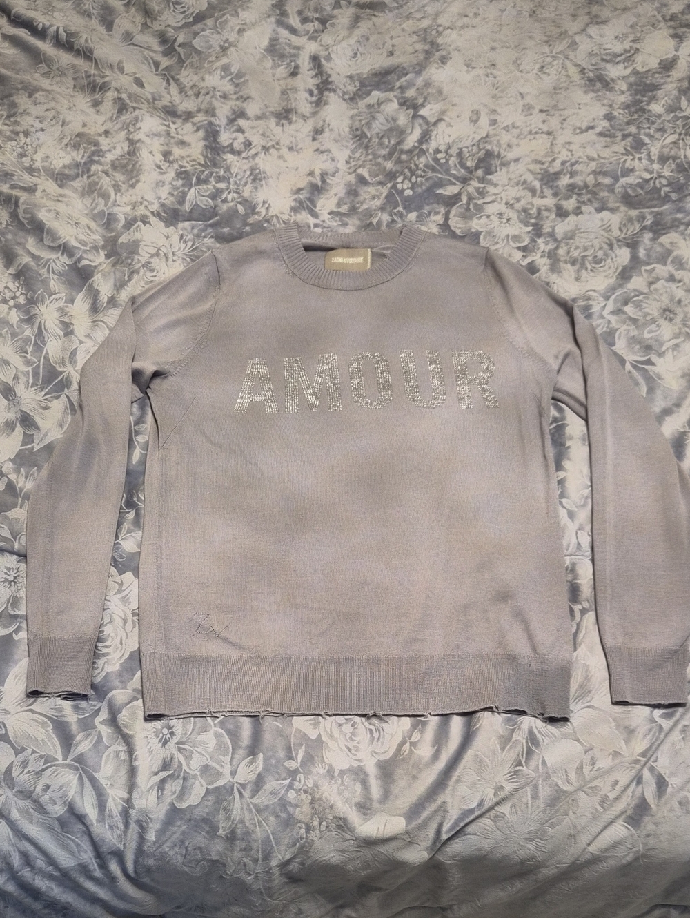 Zadig & Voltaire 'Amour' Distressed Sweater